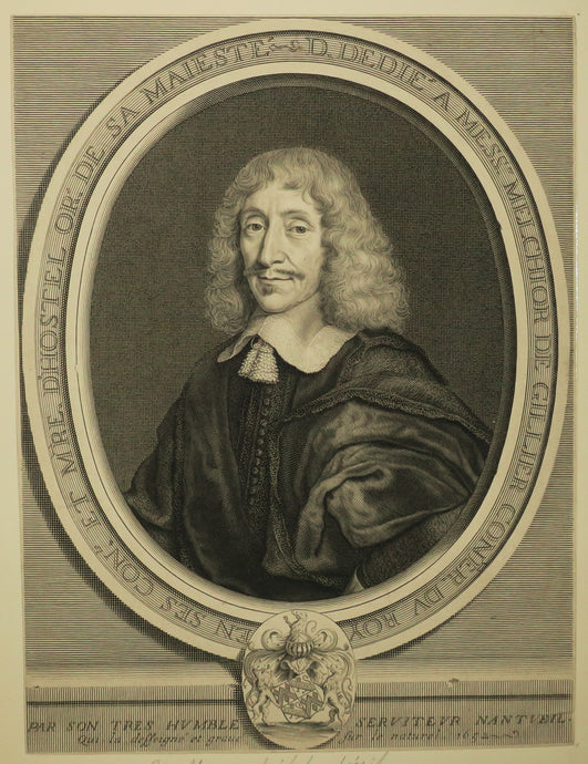 Portrait de Melchior de Gillier, Seigneur de Laigny, conseiller et maître d'hôtel ordinaire du Roi. 