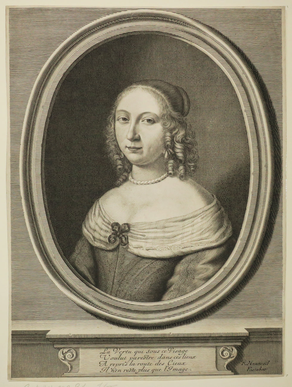 Portrait de Madame de Gillier, née Marie Joly, épouse de Melchior de Gillier.