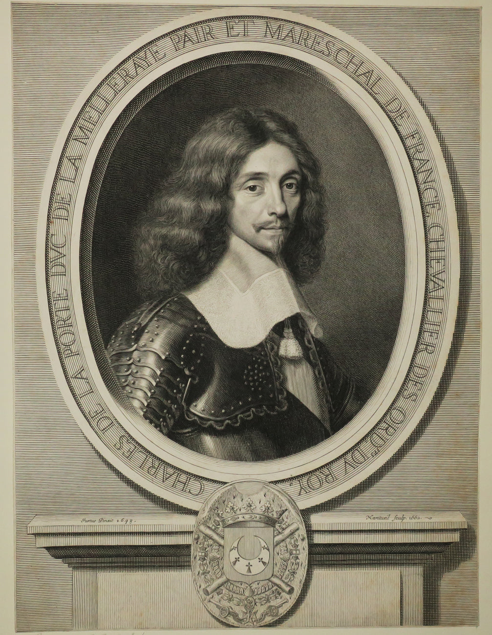 Portrait de Charles de la Porte, Duc de La Meilleraye, Maréchal de France (1602-1664). 