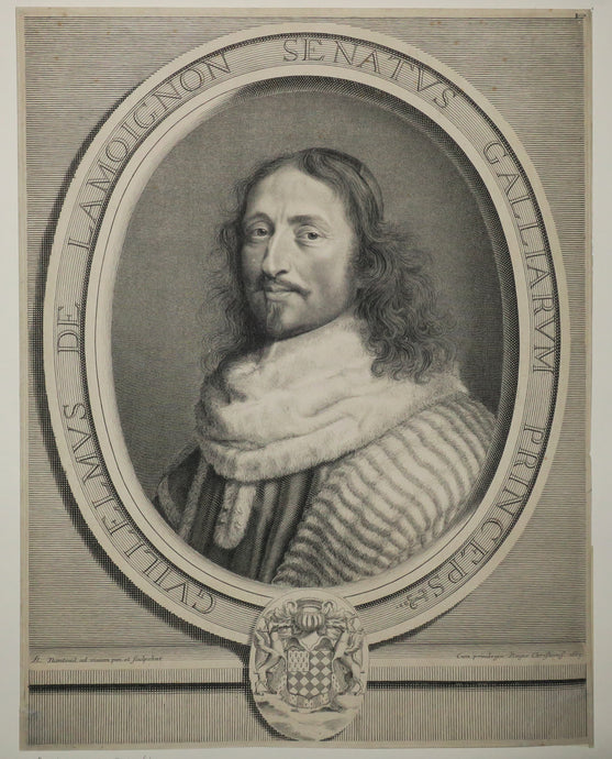 Portrait de Guillaume de Lamoignon, Premier Président du Parlement de Paris et Marquis de Basville (1617-1677). 