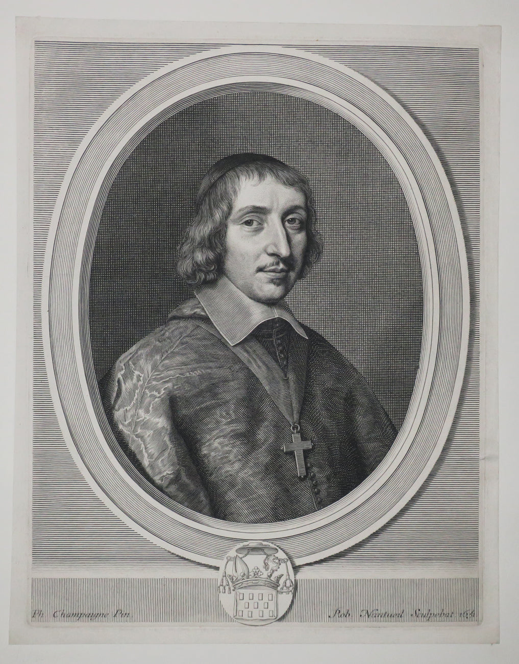 Portrait de Philibert-Emmanuel de Beaumanoir de Lavardin, Evêque du Mans (1617-1671). 