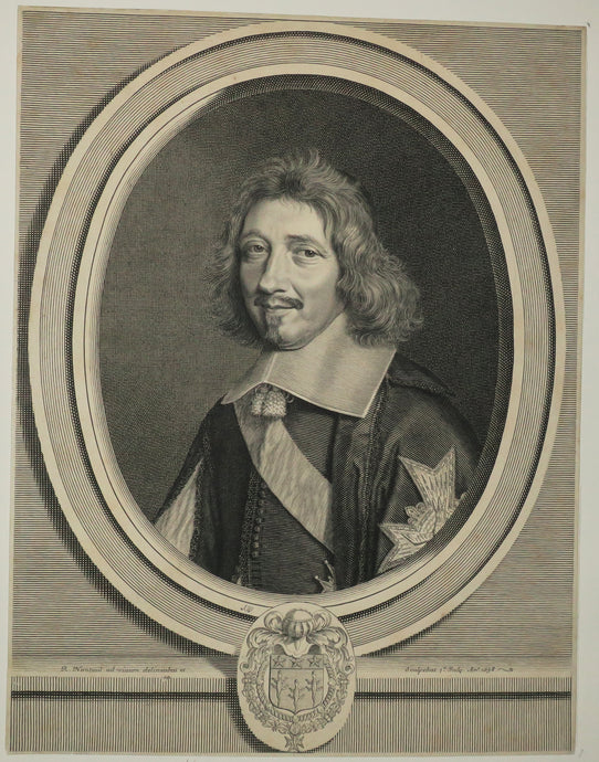 Portrait de Michel Le Tellier, Ministre d'Etat, puis Chancelier et Garde des Sceaux de France (1603-1685). 