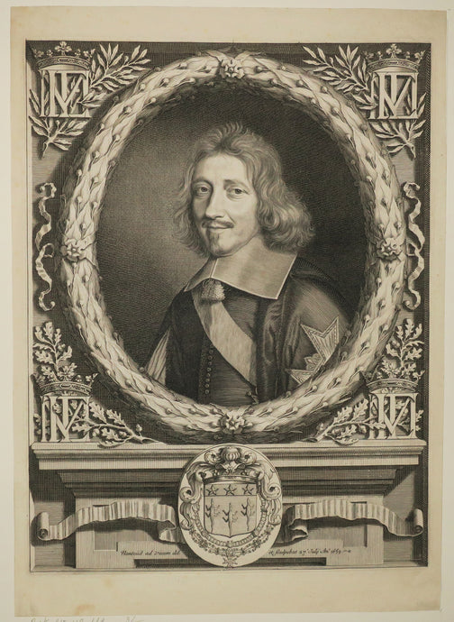 Portrait de Michel Le Tellier, Ministre d'Etat, puis Chancelier et Garde des Sceaux de France (1603-1685). 