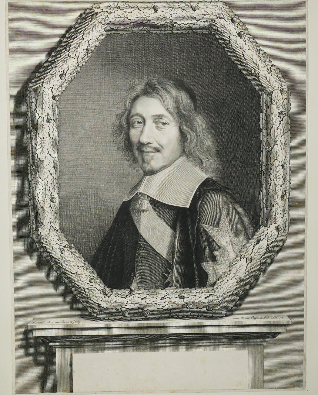 Portrait de Michel Le Tellier, Ministre d'Etat, puis Chancelier et Garde des Sceaux de France (1603-1685). 