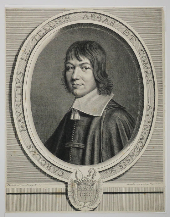 Portrait de Charles Maurice Le Tellier, Archevêque de Reims. 