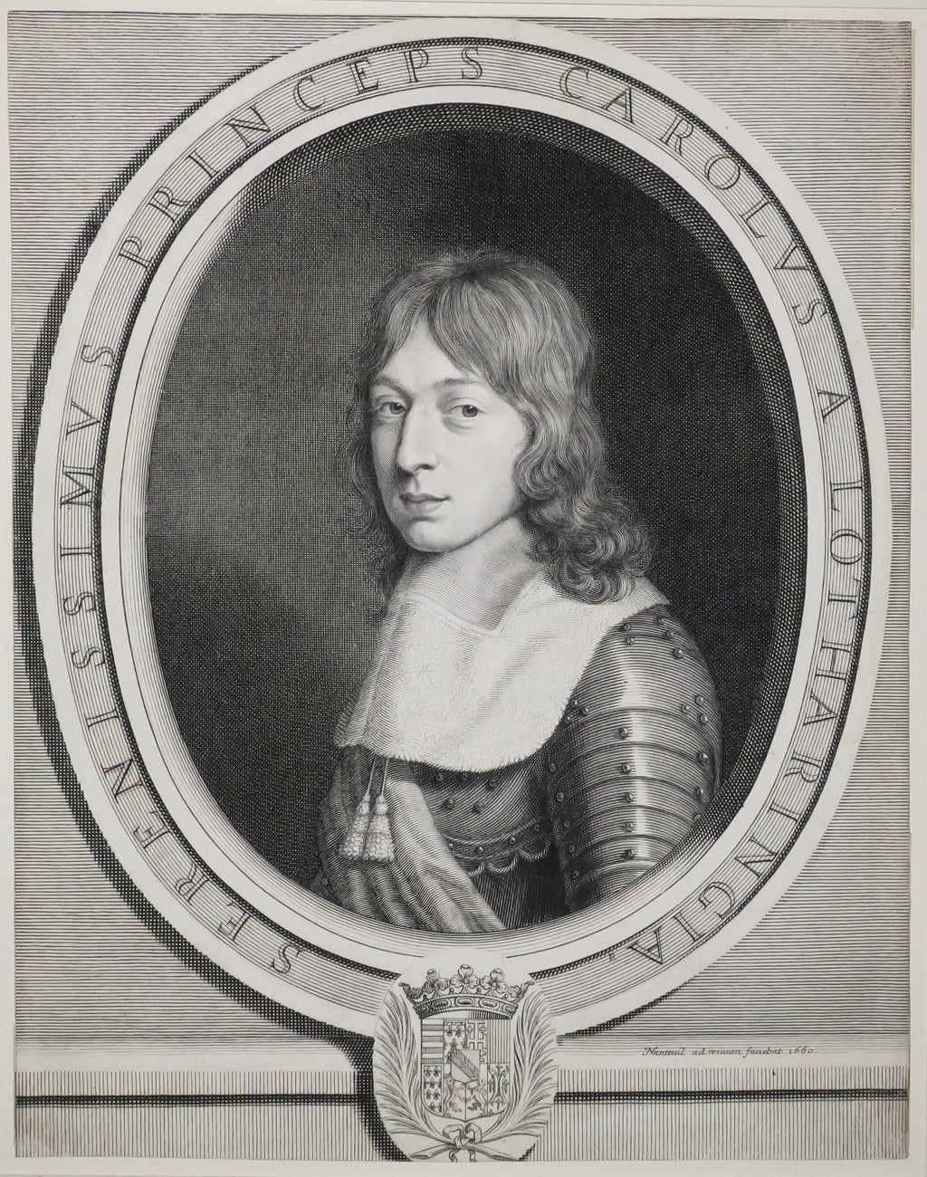 Portrait de Charles de Lorraine, Vème du nom (1643-1690). 