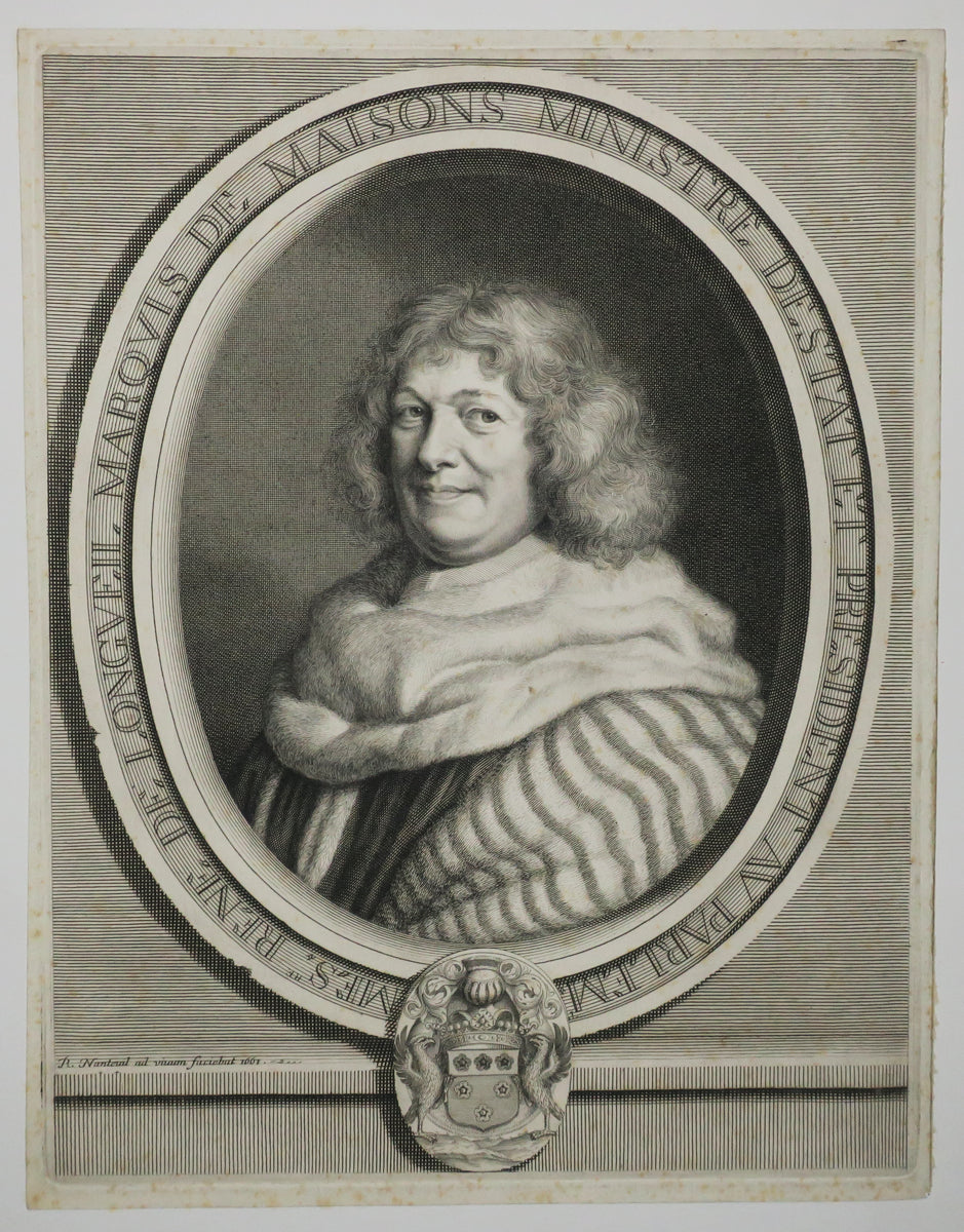 Portrait de René de Longueil, Marquis de Maisons, Commanditaire du château de Maisons-Laffitte et Surintendant des Finances (1596-1677).