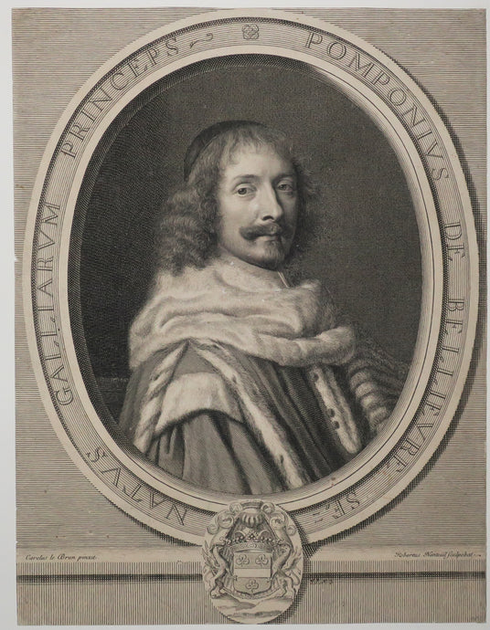 Portrait de Pompone de Bellièvre, Seigneur de Grignon, premier Président au Parlement de Paris
