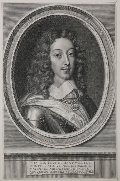 Portrait de Charles II, de Gonzague, Duc de Mantoue. 