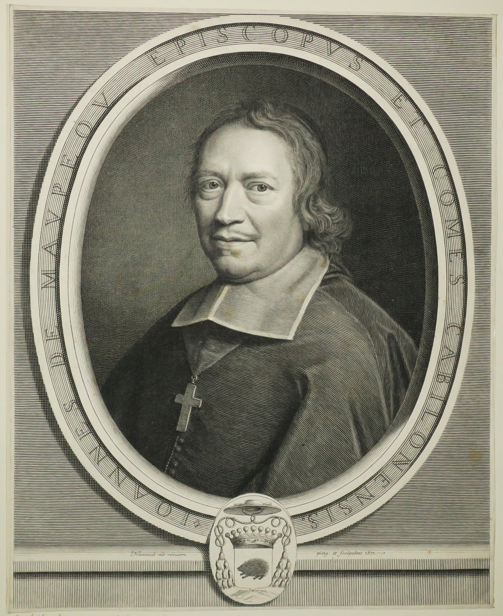 Portrait de Jean de Maupeou, Evêque de Châlons-sur-Saône (1623-1677).