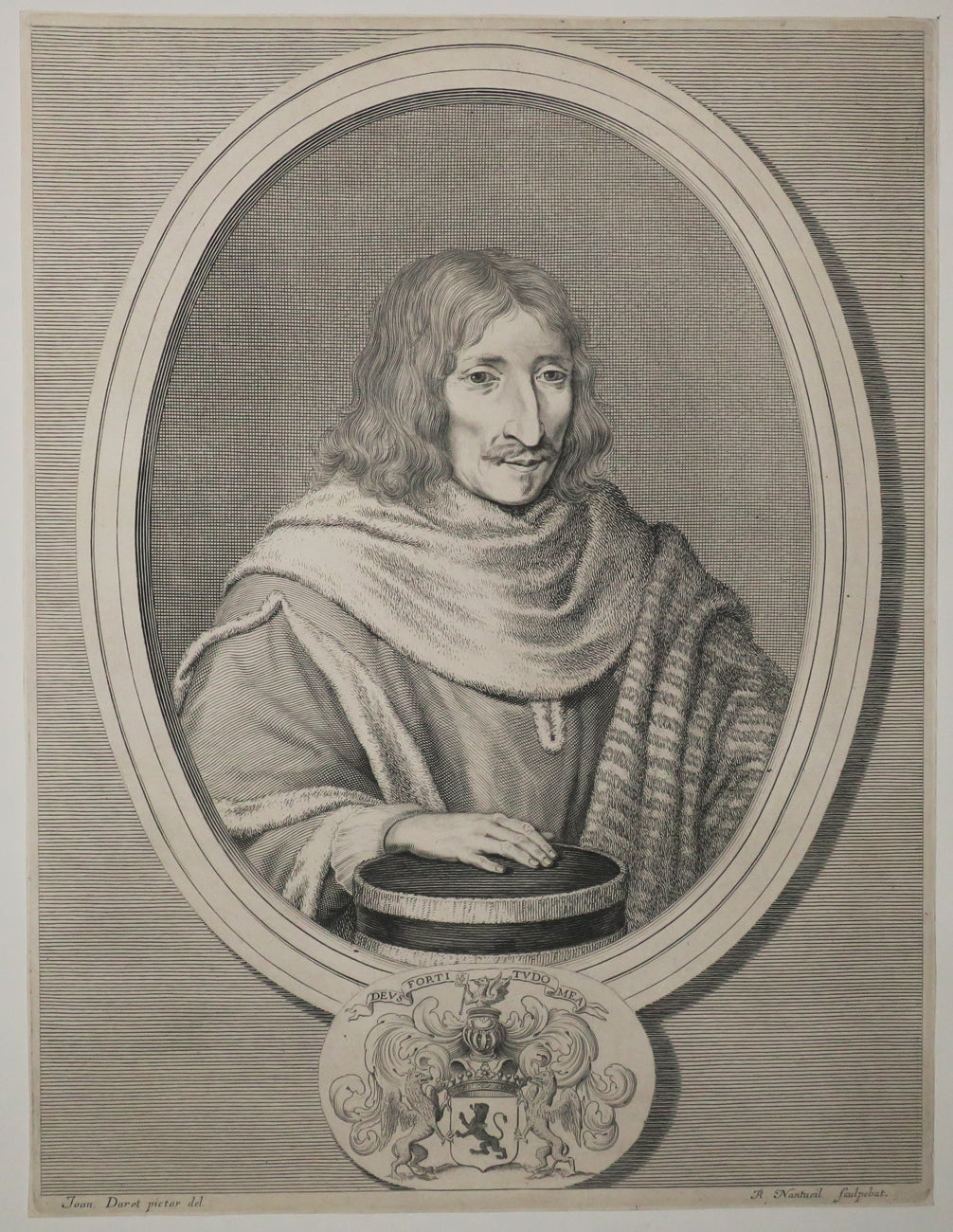 Portrait de Jean de Mesgrigny, intendant d'Auvergne et du Bourbonnais, puis Premier Président au Parlement de Provence. 