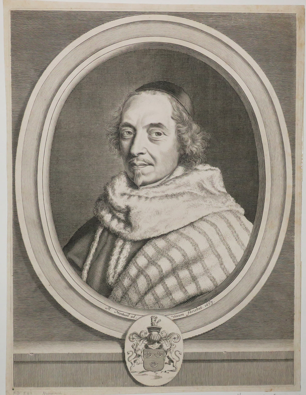 Portrait de François Théodore de Nesmond, Conseiller au Parlement de Bordeaux puis Président à mortier au Parlement de Paris (1598-1664). 