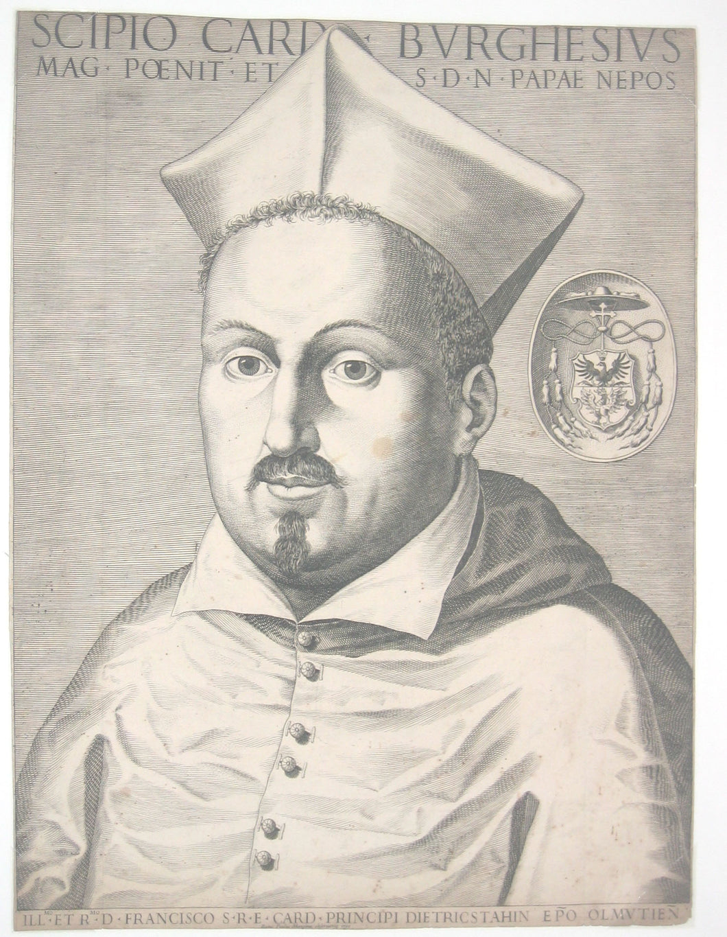 Portrait du Cardinal Scipio Borghèse. 