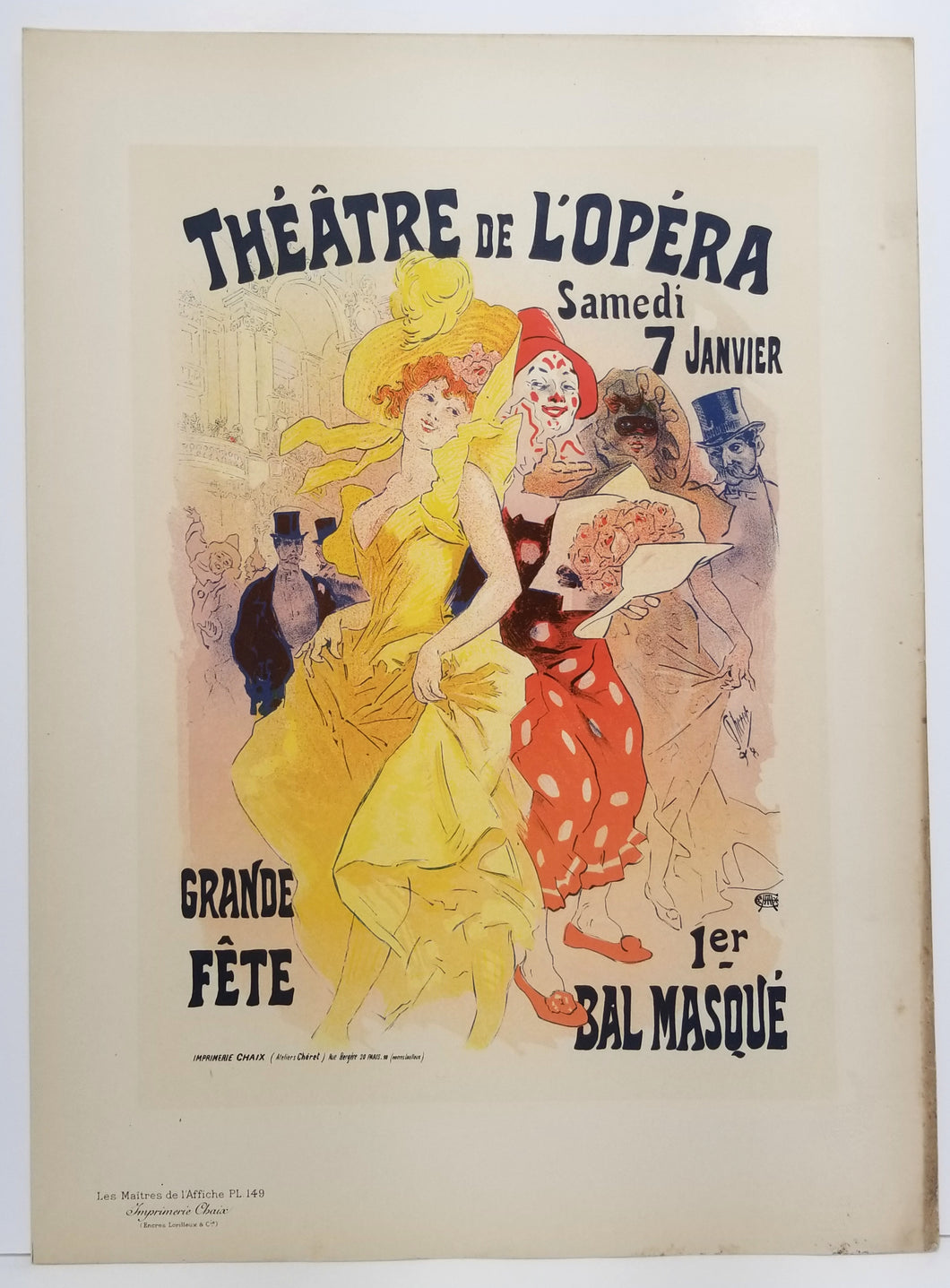 Bals de l'Opéra en 1899. 1898-1899.