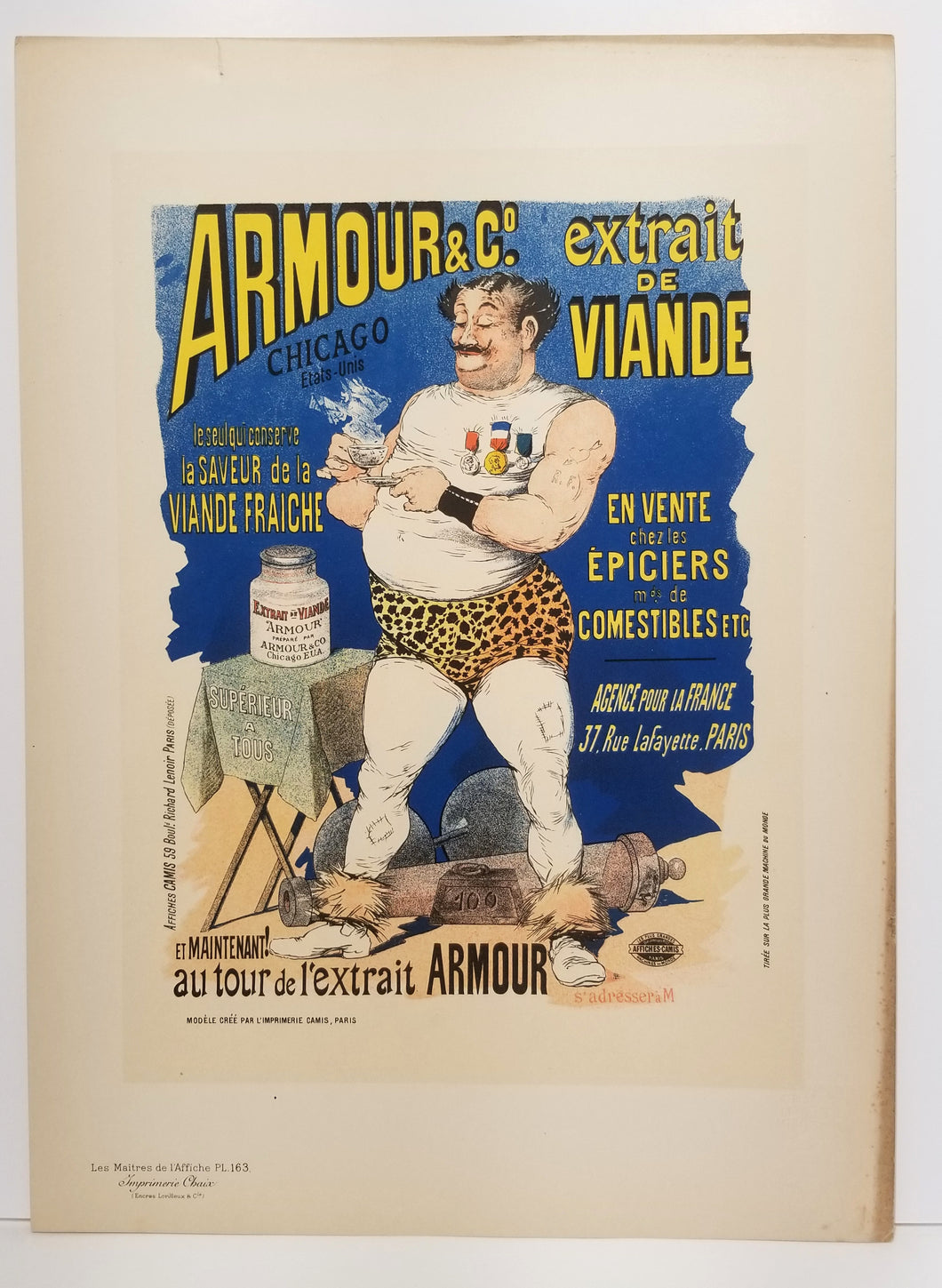 Extrait de viande Armour. 1899.