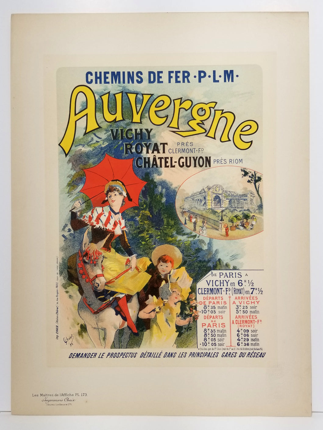 L'Auvergne. 1892-1899.