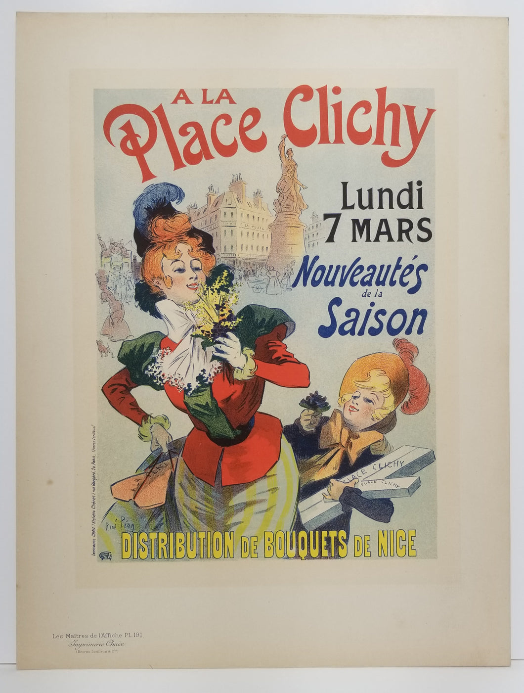 A la Place Clichy. 1898-1899.