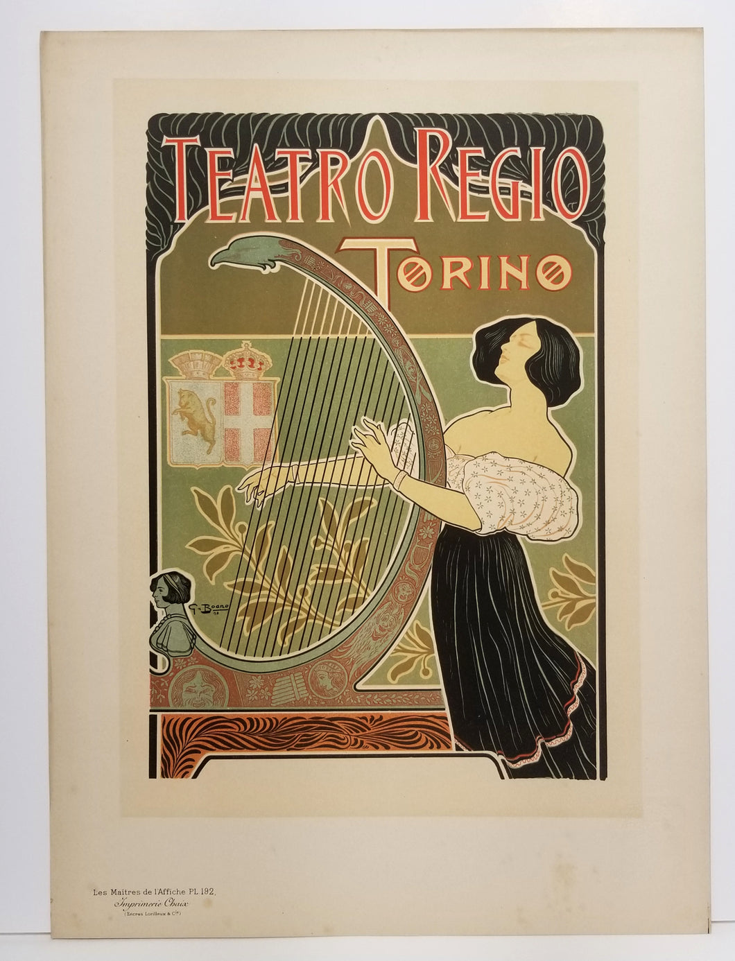 Théâtre royal de Turin. 1899.