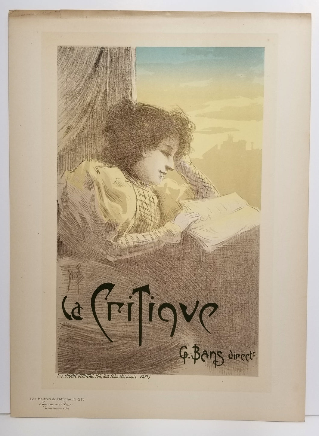 La Critique. 1900