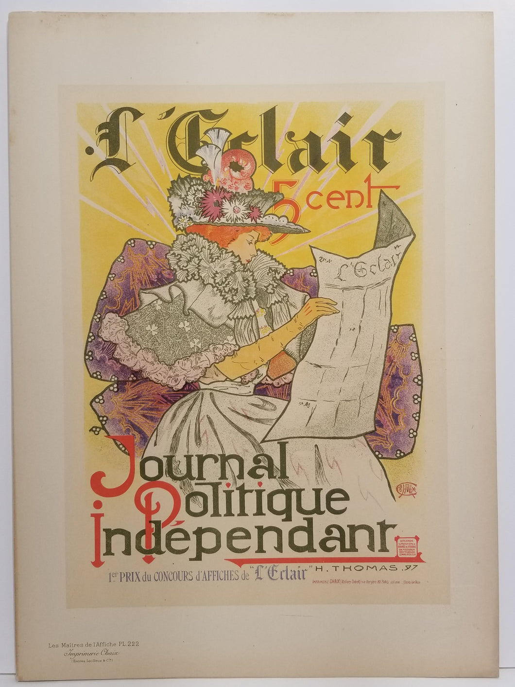 l'Eclair. 1897-1900.