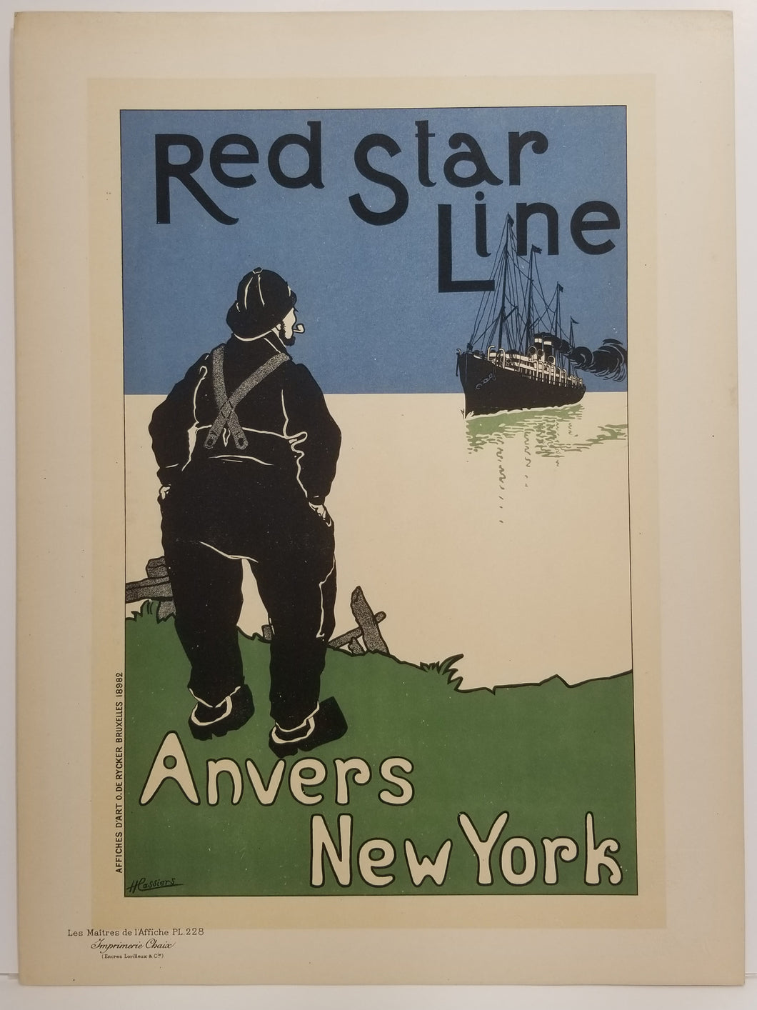Red Star Line. 1900.