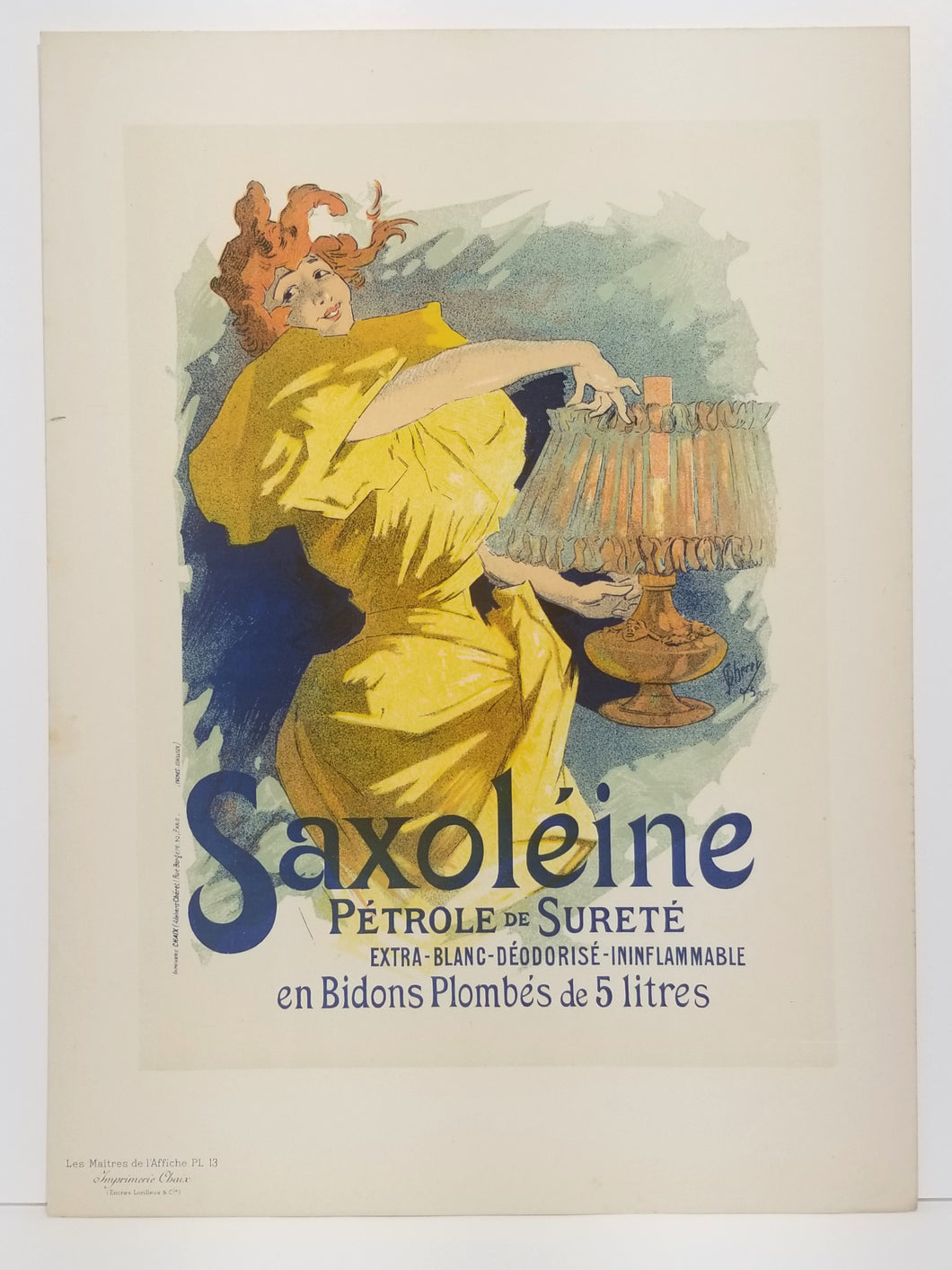 Saxoléine. 1896.