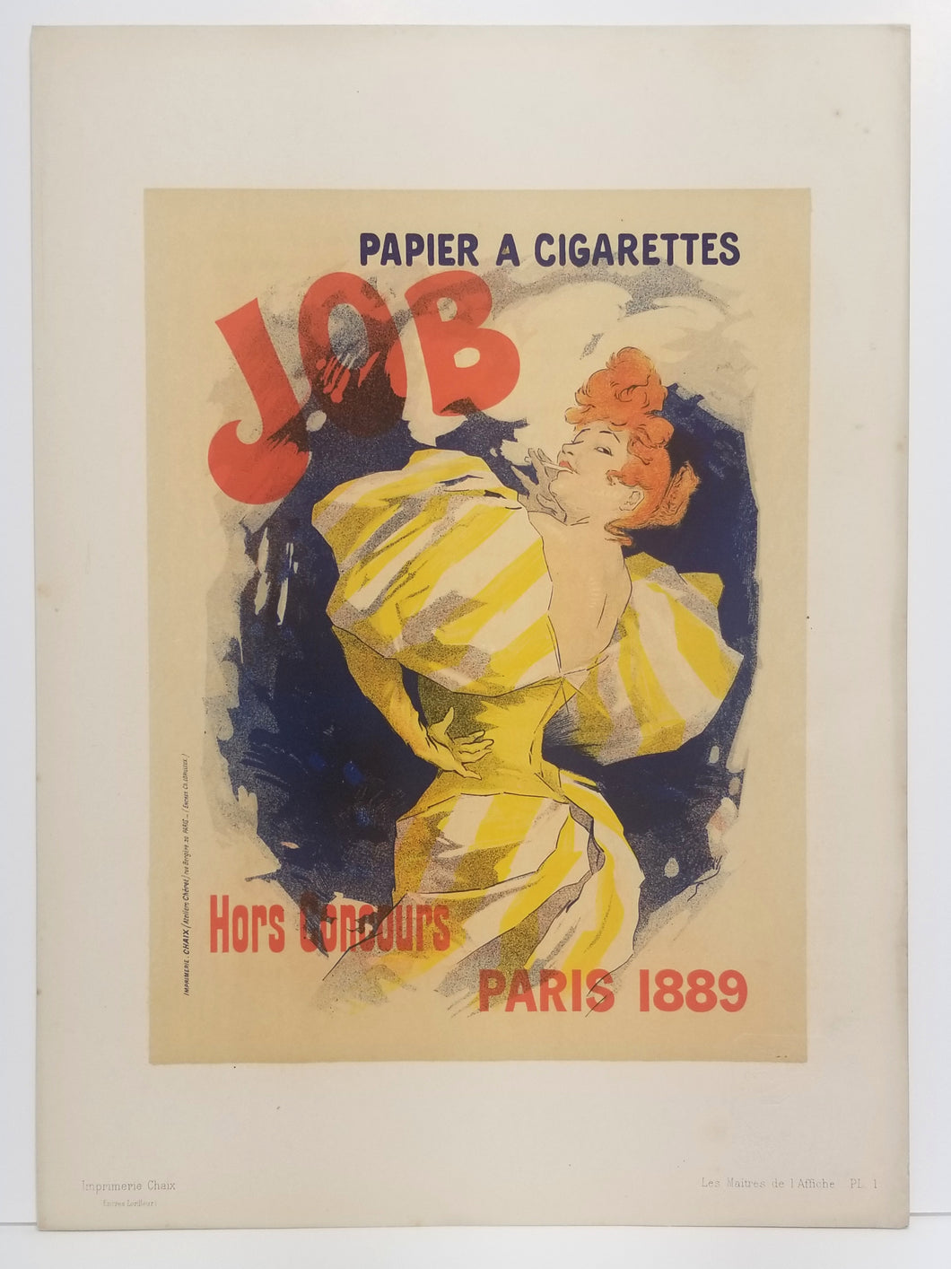 Papier à cigarette Job. 1895-1896.