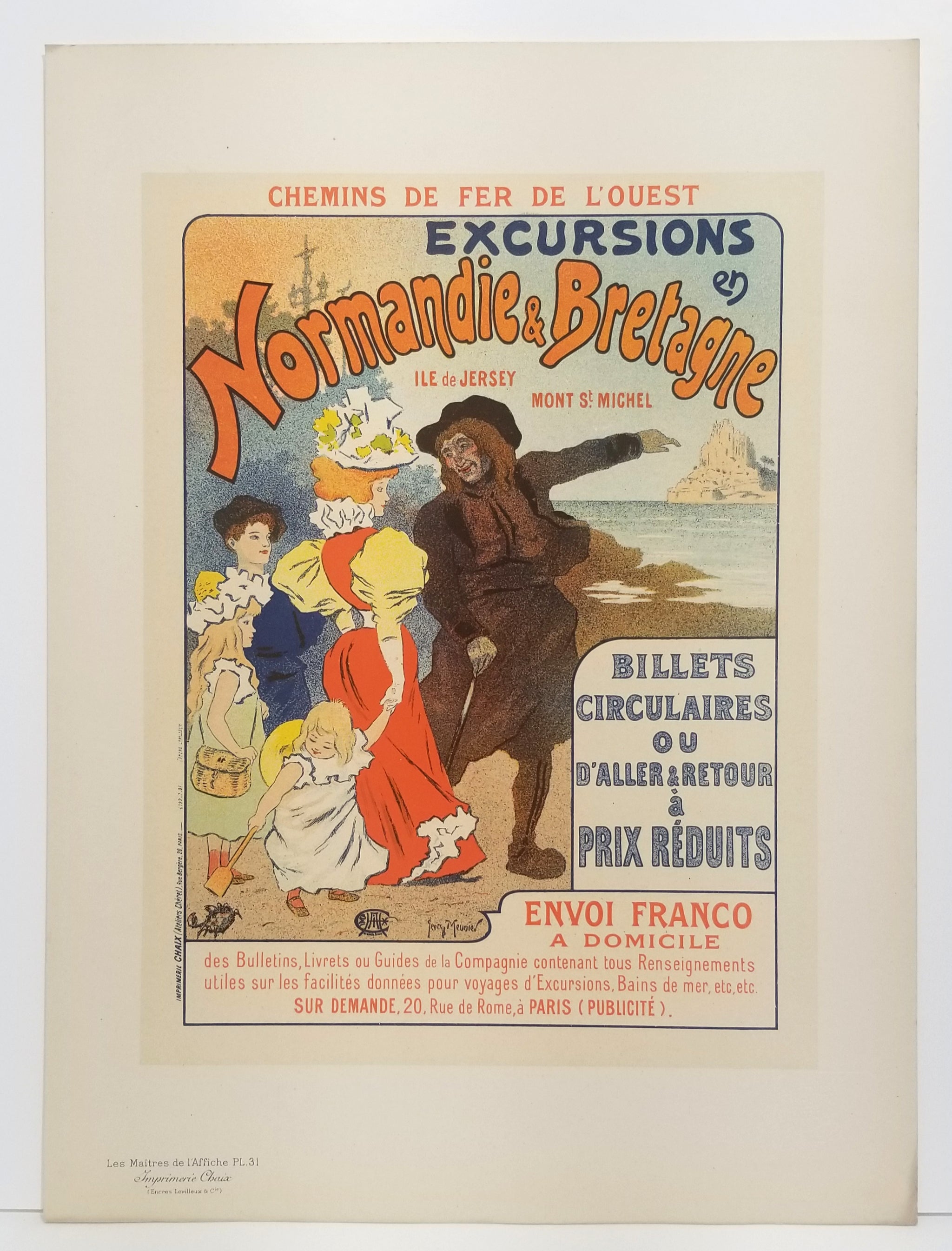 Excurcion en Normandie et Bretagne. 1896.