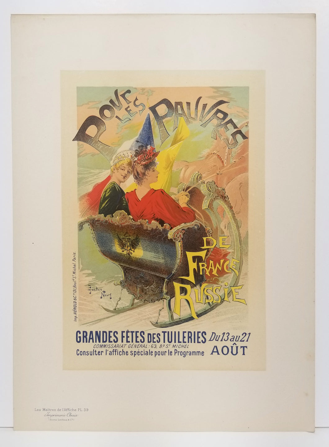 Pour les pauvres de France et de Russie. 1892-1896