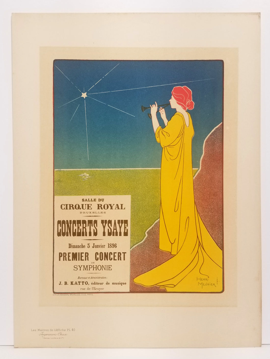 Concerts Ysaye. 1895-1896.
