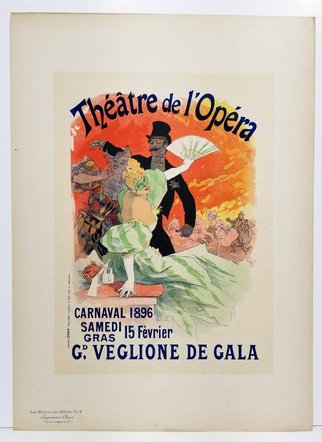 Carnaval 1896. Grand Veglione de Gala. 1896.