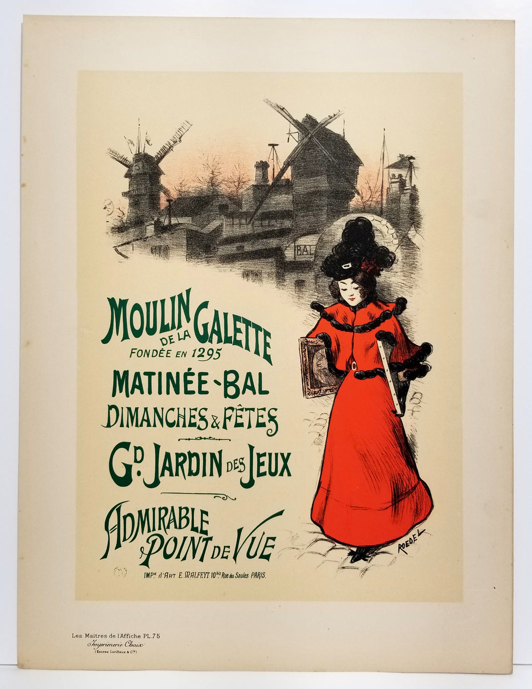 Moulin de la Galette. 1897.