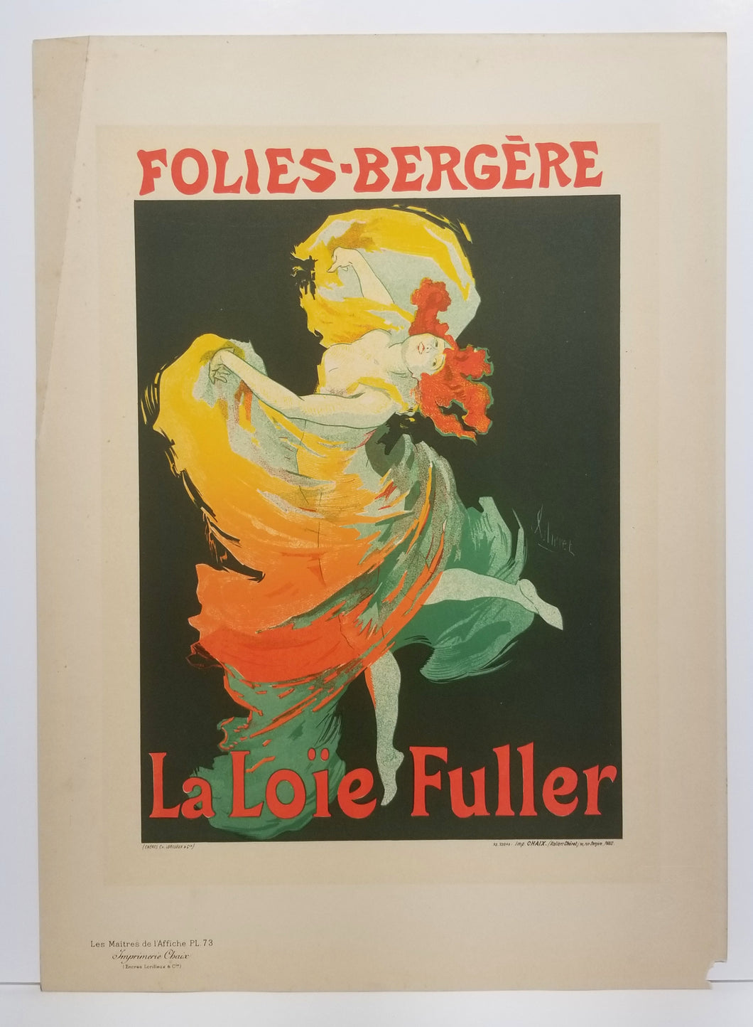 La Loïc Fuller. 1893 - 1897.