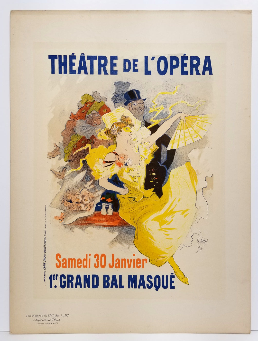Théâtre de l'Opéra. Samedi 30 Janvier 1897. Premier Grand Bal Masqué. 1897.
