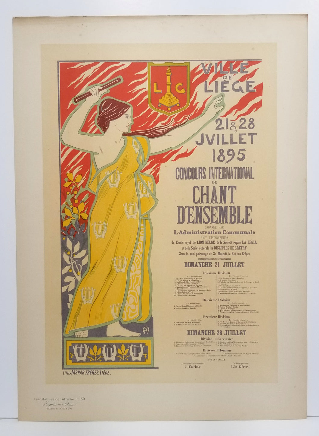 Concours International de Chant d'ensemble. 1895-1897.