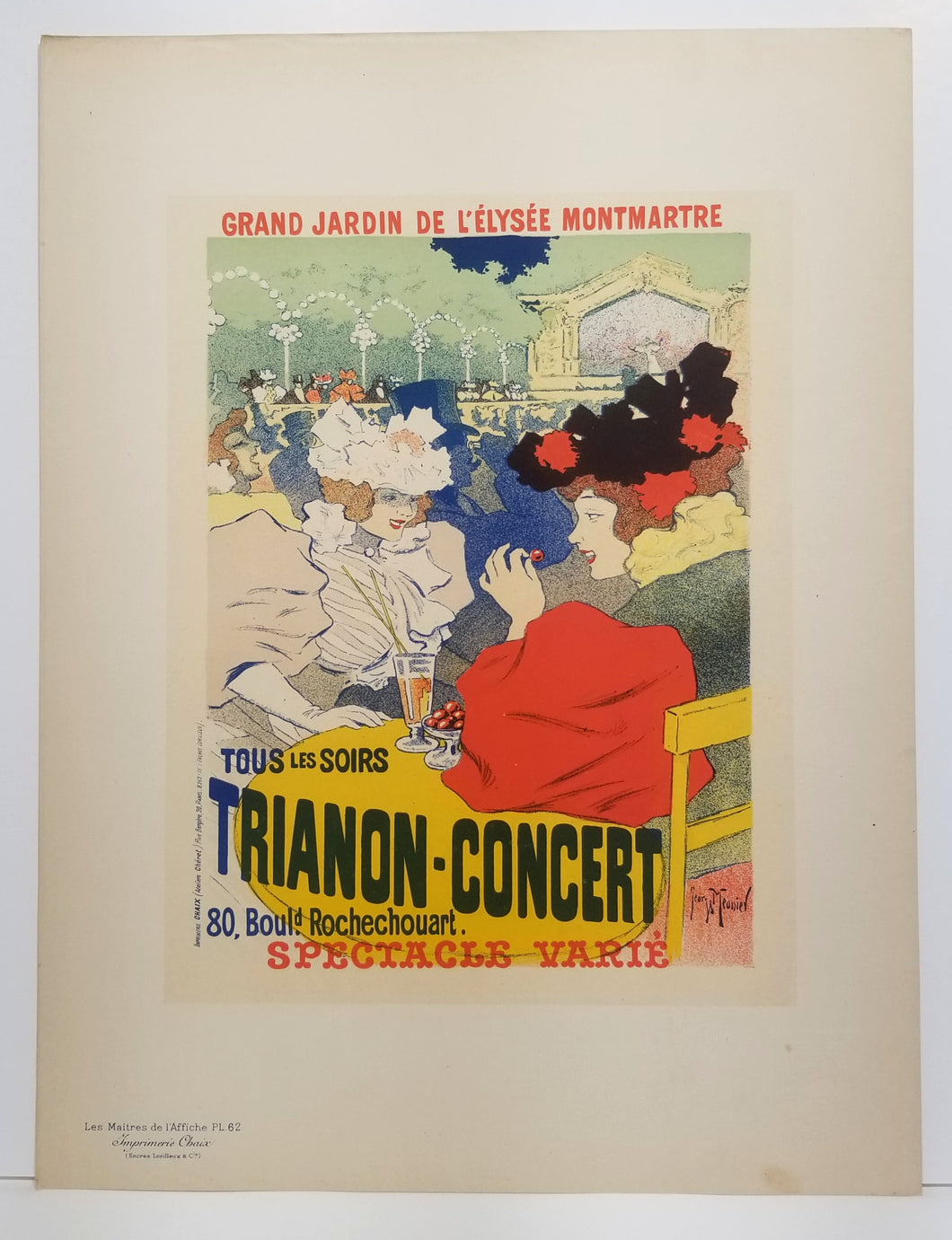 Trianon-Concert. 1895-1897.