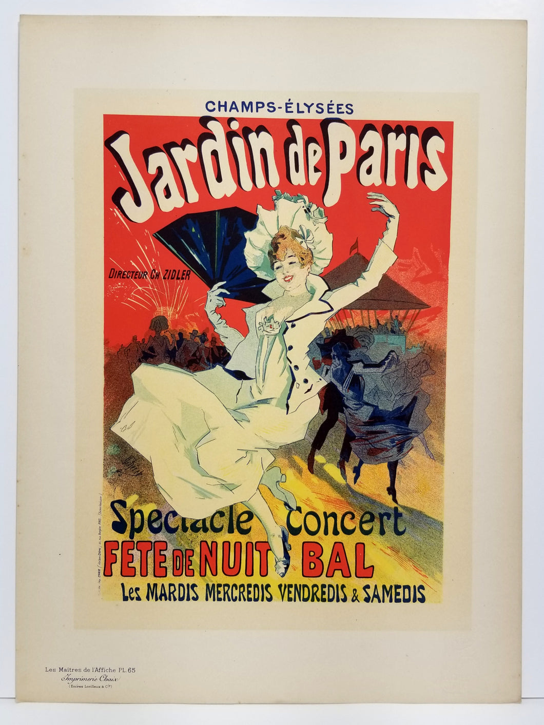 Jardin de Paris. 1890-1897.
