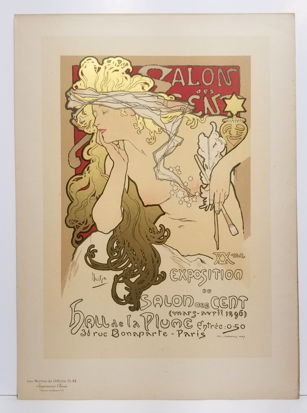 20e Exposition du Salon des Cents. 1896-1897.