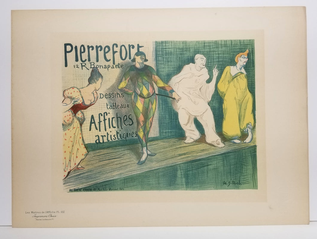 Affiches artistiques Pierrefort. 1897-1898.