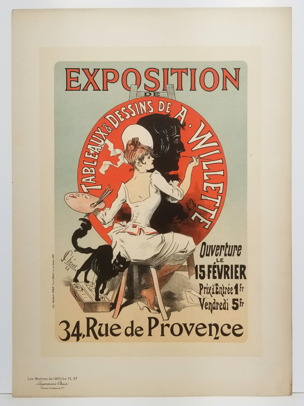 L'Exposition de Tableaux et de Dessin de A. Willette. 1888 - 1898.