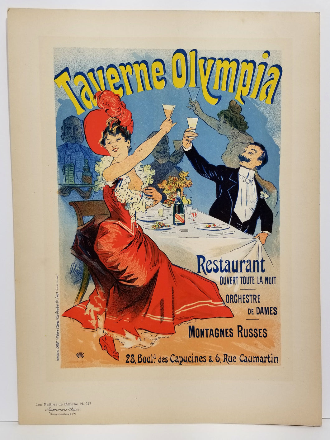 Taverne Olympia. 1900.