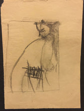 Charger l&#39;image dans la galerie, Homme appuyé. c.1939-1940.
