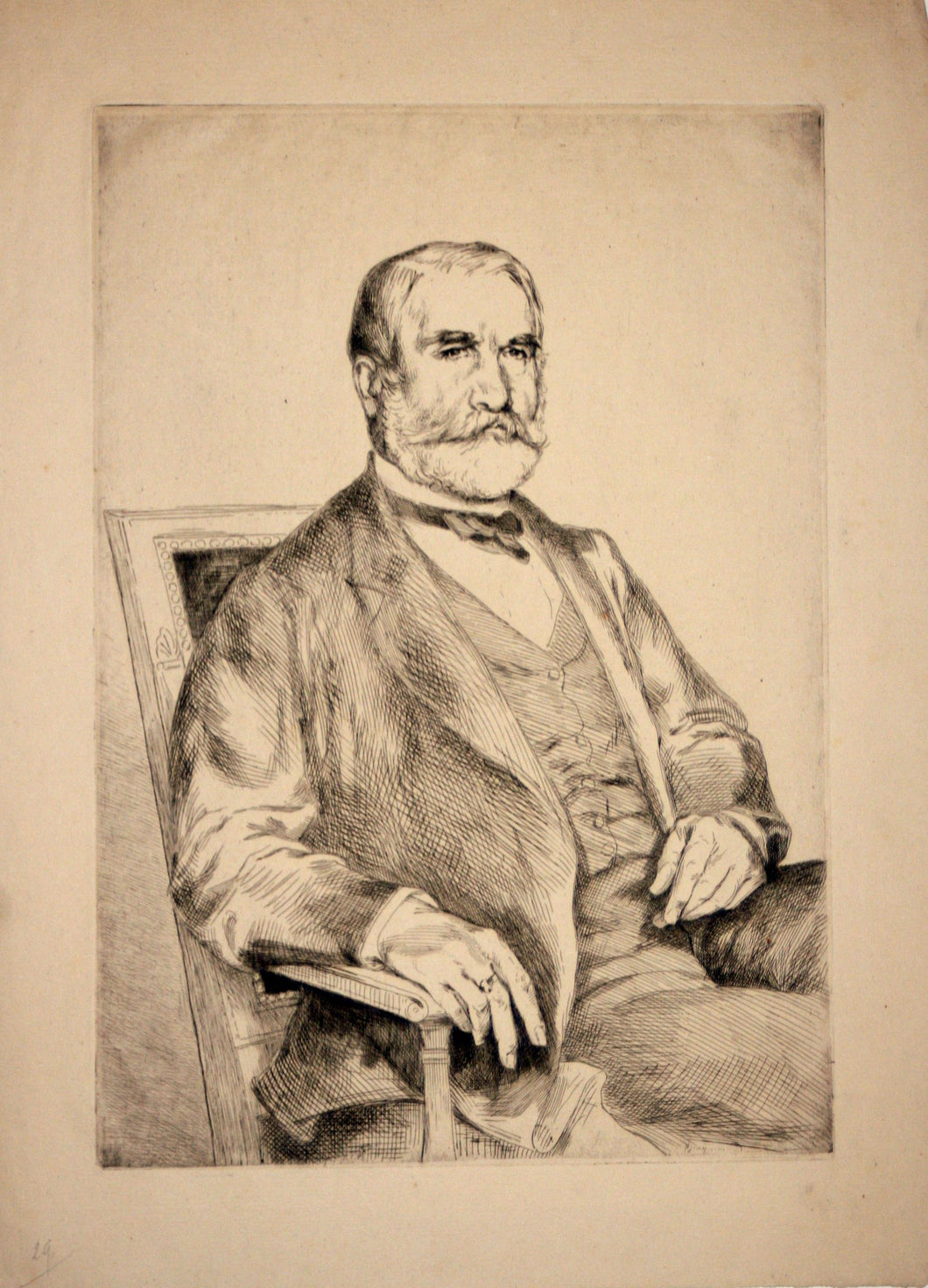 Portrait de Louis Robert, administrateur de la manufacture de Sèvres (1810-1882).