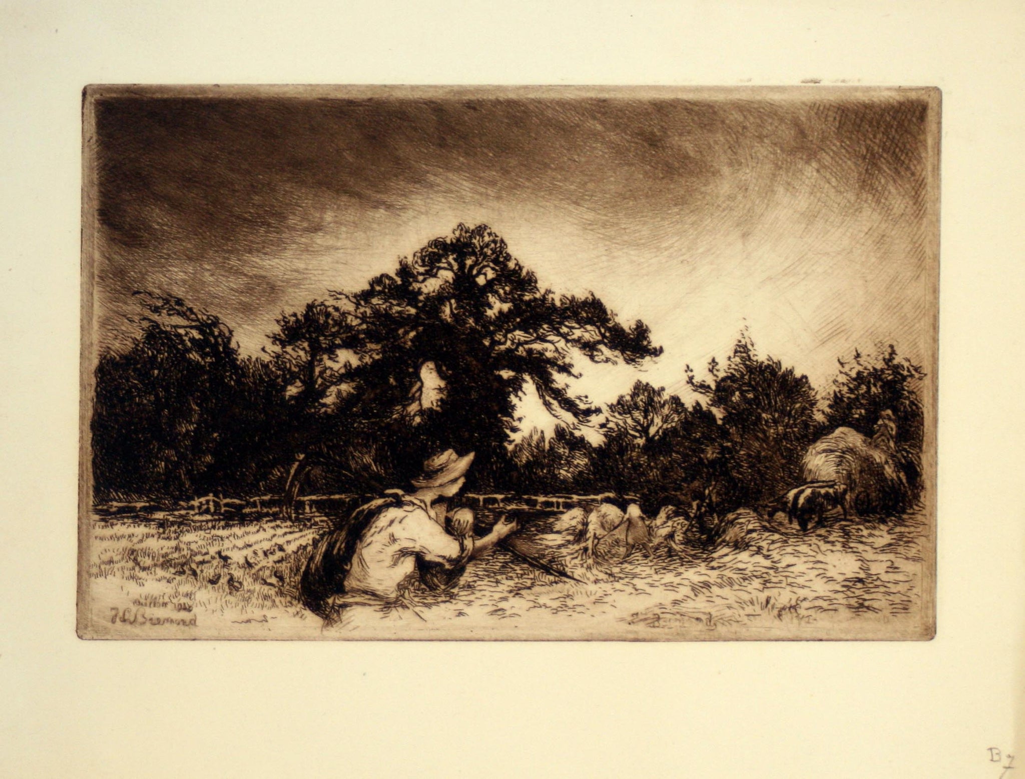 [Les paysans au travail].