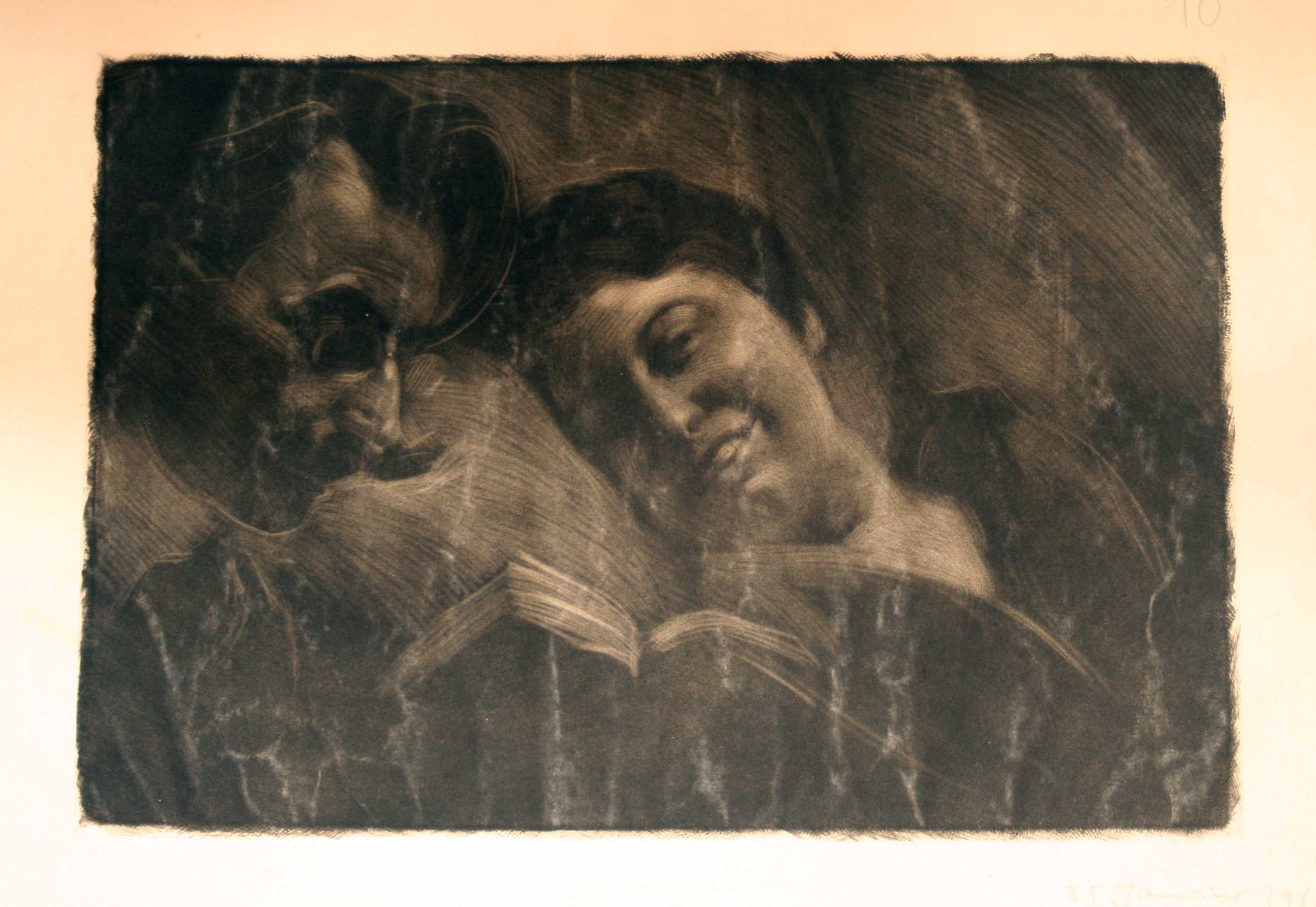 [Couple à la lecture].