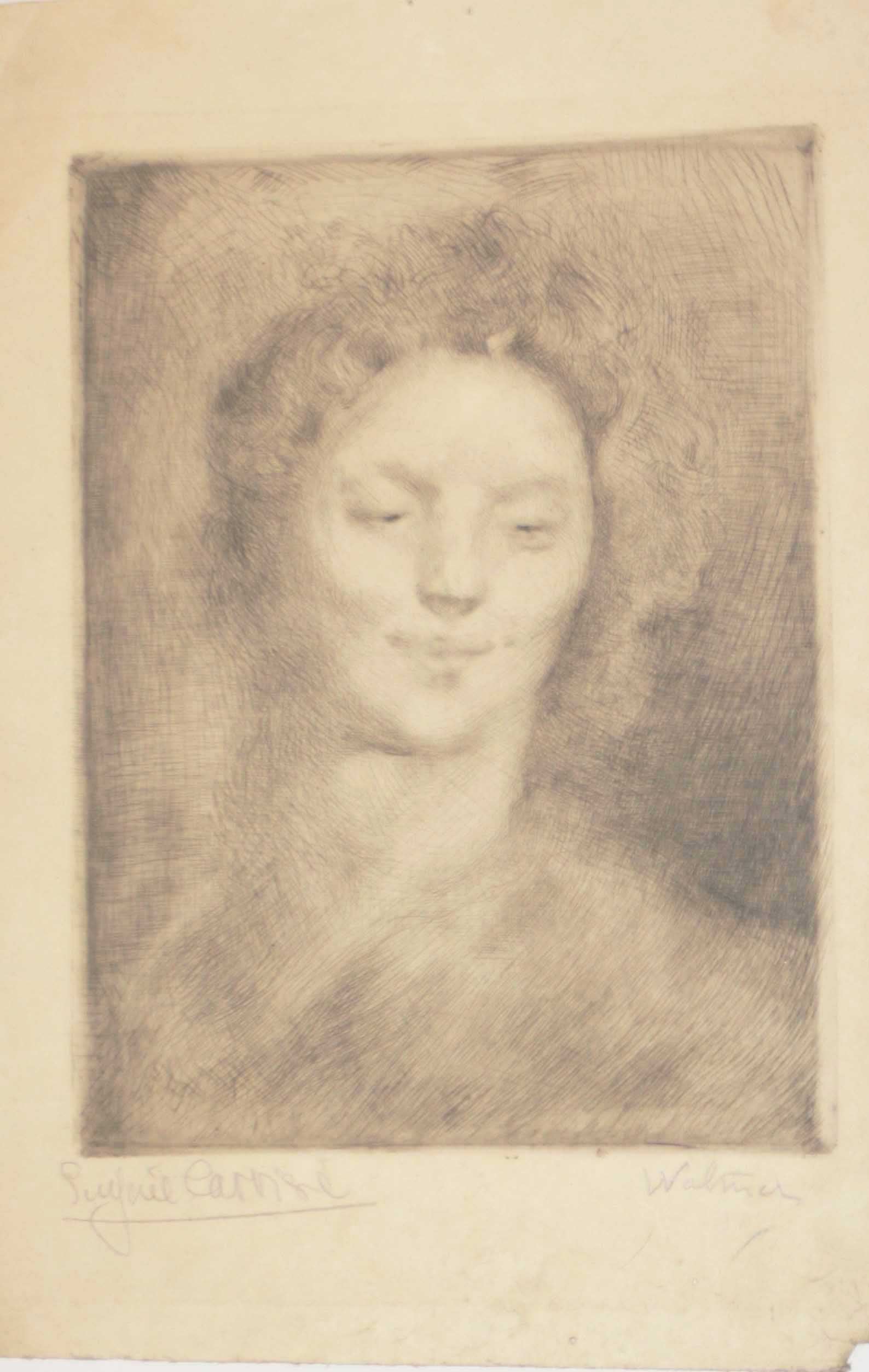 [Portrait de jeune femme].