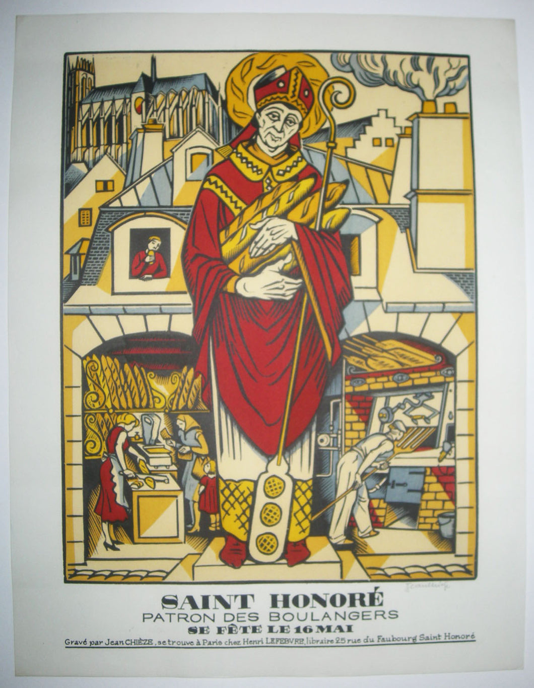 Saint Honoré, Patron des Boulangers, se fête le 16 mai. 