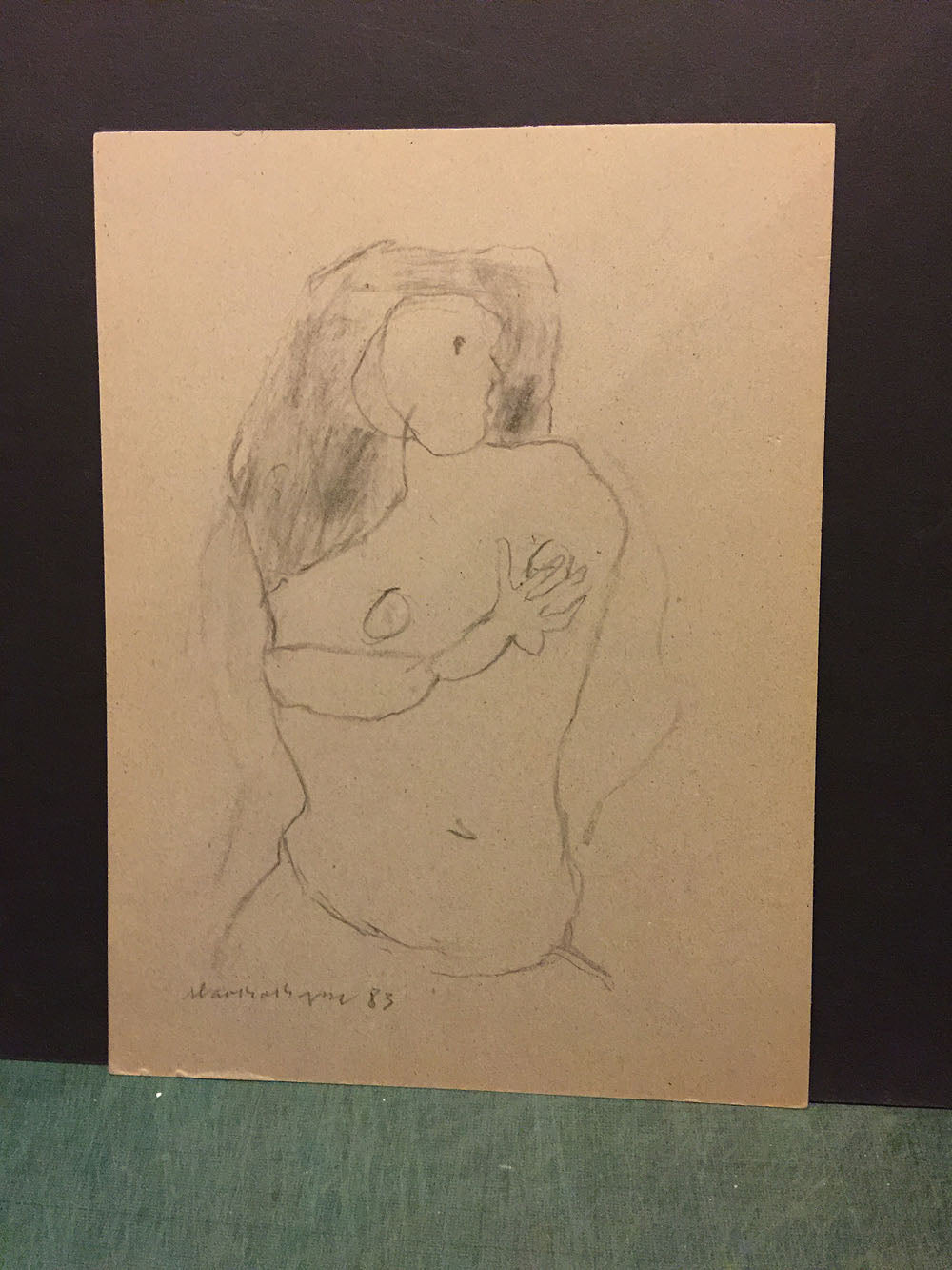 FEMME NUE. 1983.