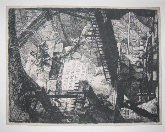 Frontispice: Prisons imaginaires de G. Battista Piranesi. 