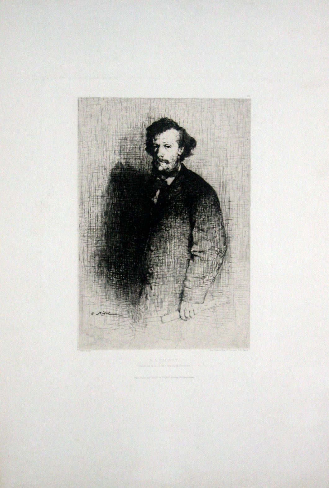 Portrait de M.A Cadart. 